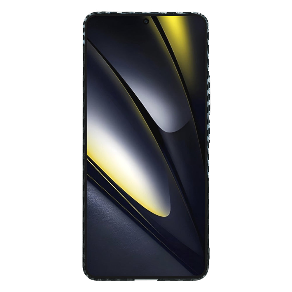 Hoes voor Xiaomi Poco F6, Techsuit, Carbonite FiberShell, Zwart Grijs