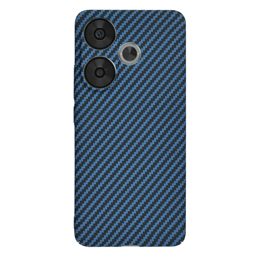 Coque pour Xiaomi Poco F6, Techsuit, Carbonite FiberShell, Turquoise