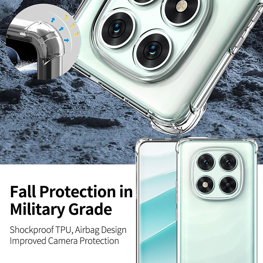 Coque pour Xiaomi Poco F7 Ultra, Techsuit, Antichoc Claire, Transparente