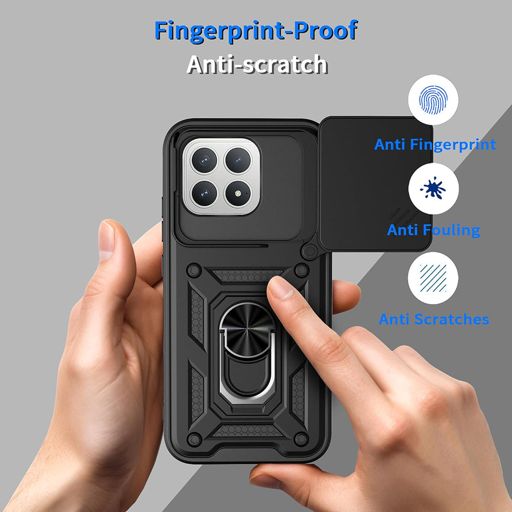 Étui pour Xiaomi Poco F8 Pro, Techsuit, CamShield, Bleu