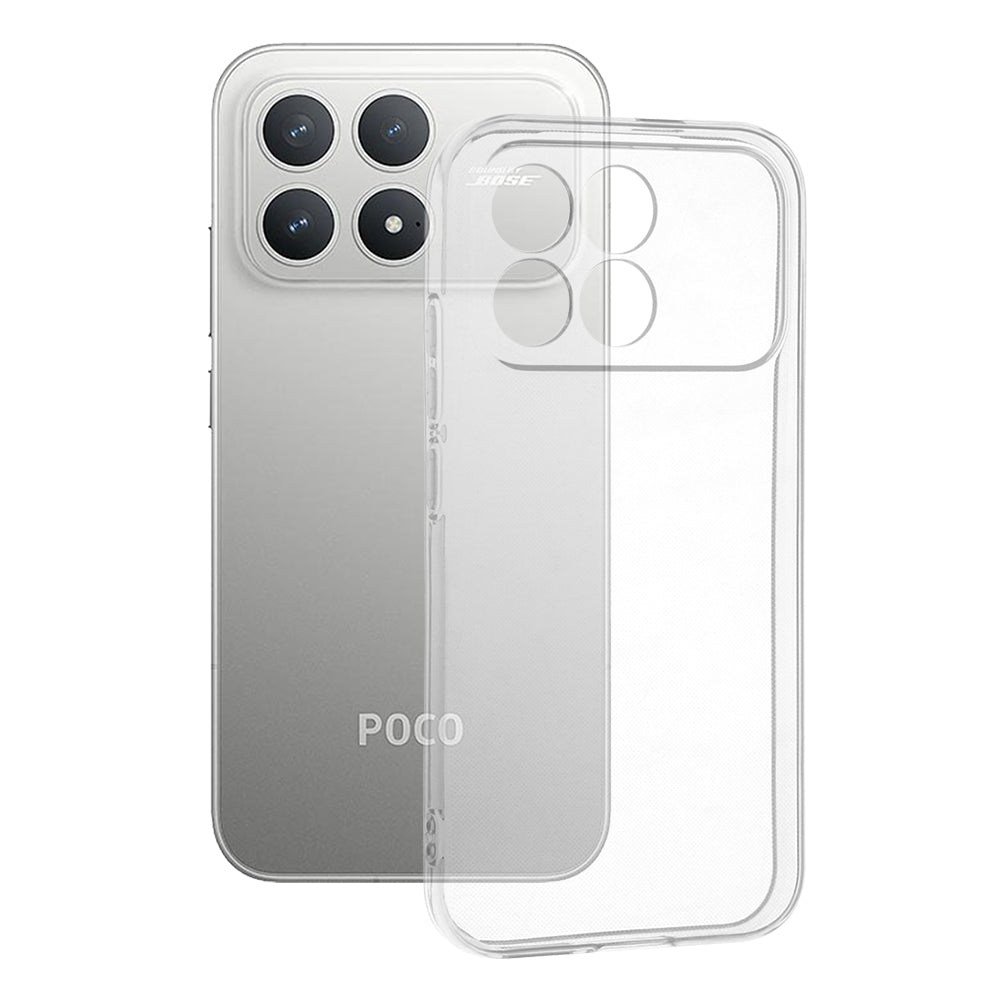 Étui pour Xiaomi Poco F8 Pro, Techsuit, Clair, Transparent