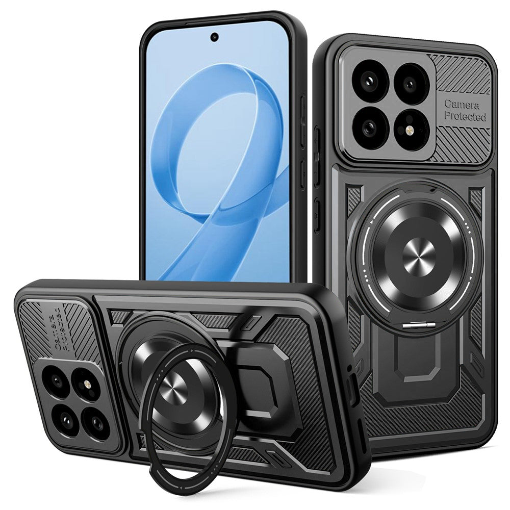 Étui pour Xiaomi Poco F8 Pro, Techsuit, RuggedCam, Noir