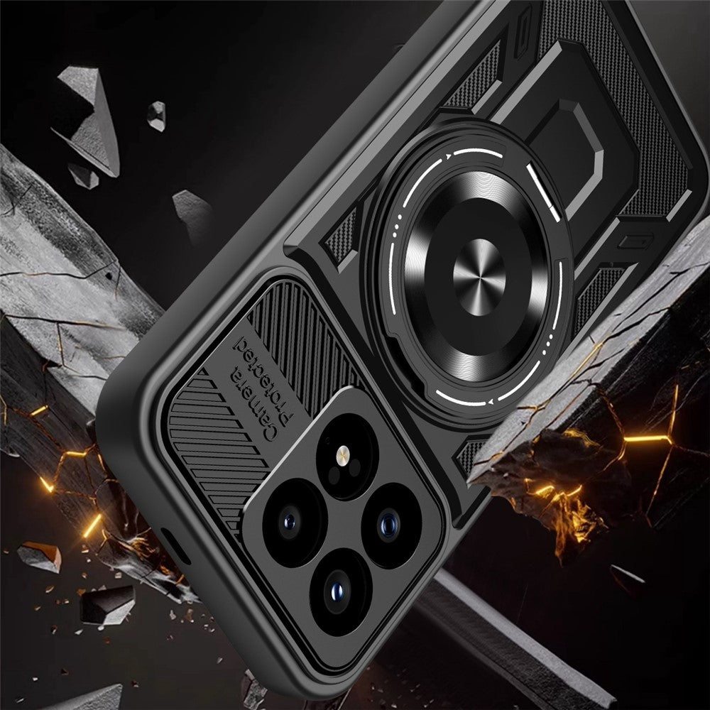 Étui pour Xiaomi Poco F8 Pro, Techsuit, RuggedCam, Noir
