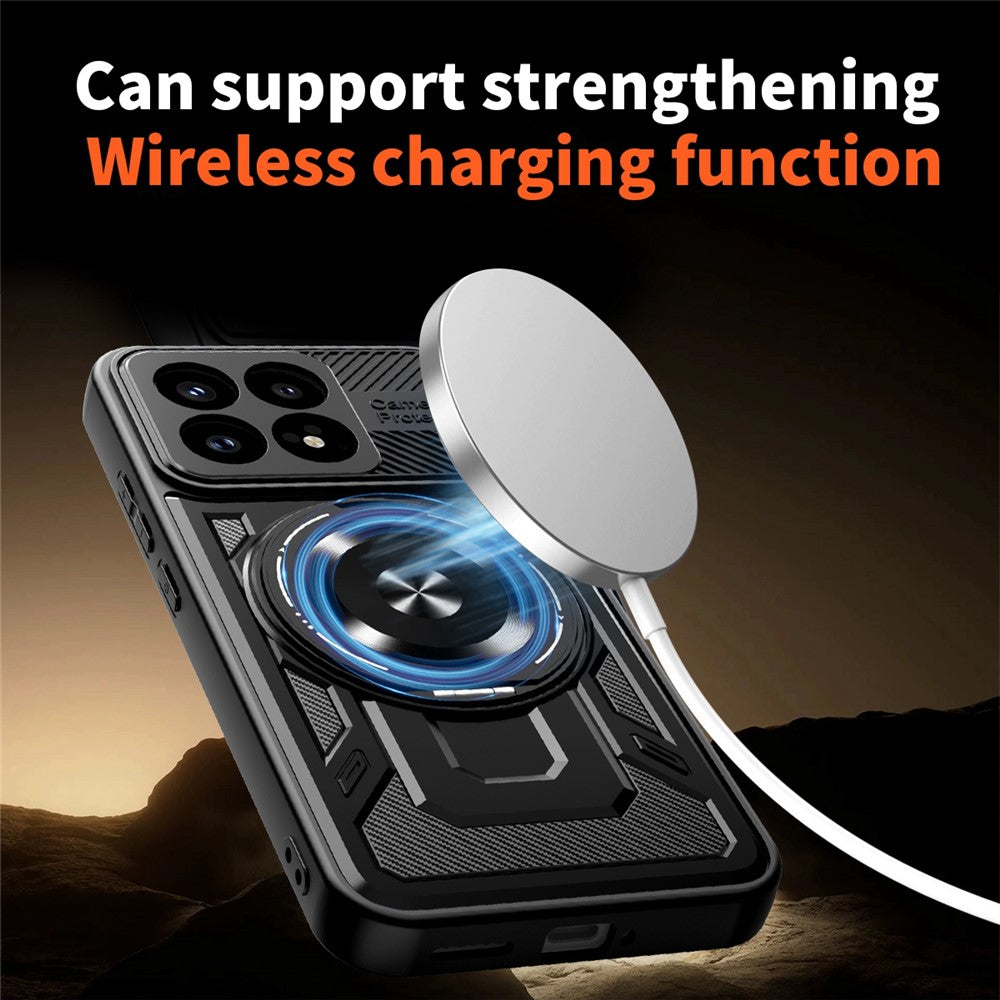 Étui pour Xiaomi Poco F8 Pro, Techsuit, RuggedCam, Noir