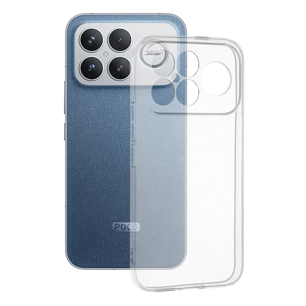 Étui pour Xiaomi Poco F8 Ultra, Techsuit, Clair, Transparent