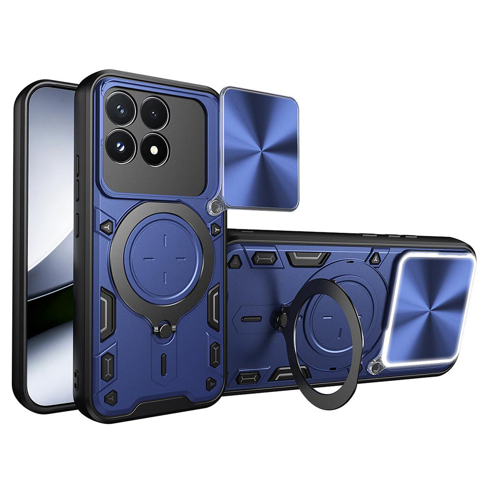 Coque pour Xiaomi Poco F9 Pro, Techsuit, CamGuard Pro, Bleue