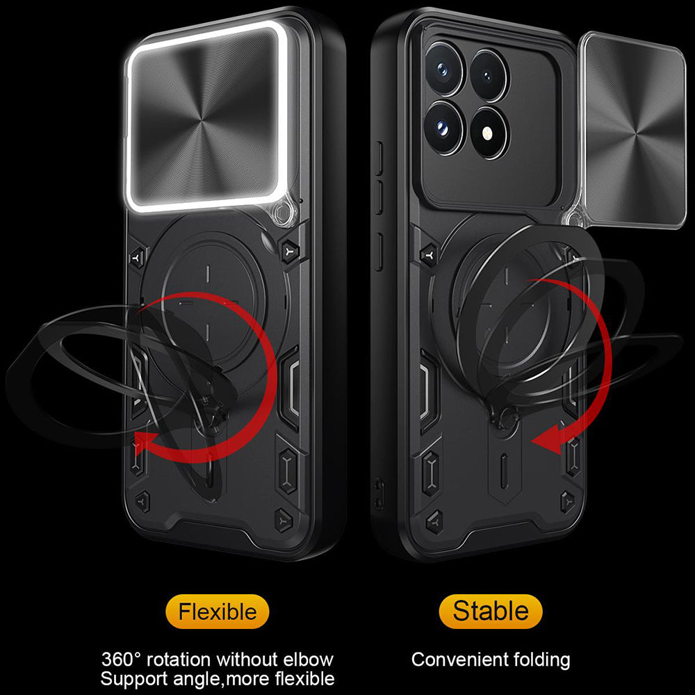 Coque pour Xiaomi Poco F9 Pro, Techsuit, CamGuard Pro, Bleue