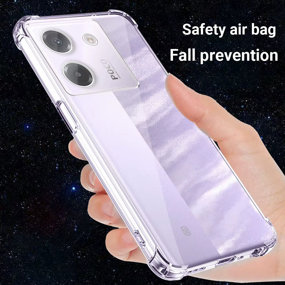 Coque pour Xiaomi Poco M7 Pro 5G, Techsuit, Antichoc Claire, Transparente