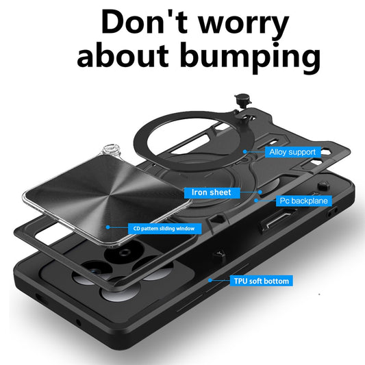 Hülle für Xiaomi Poco M8 Pro / Redmi Note 15 Pro+ 5G, Techsuit, CamGuard Pro, Schwarz