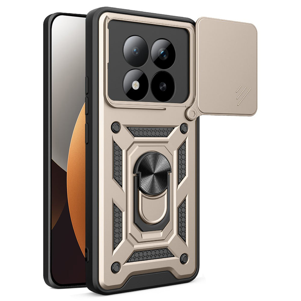 Hülle für Xiaomi Poco M8 Pro / Redmi Note 15 Pro+ 5G, Techsuit, CamShield, Gold