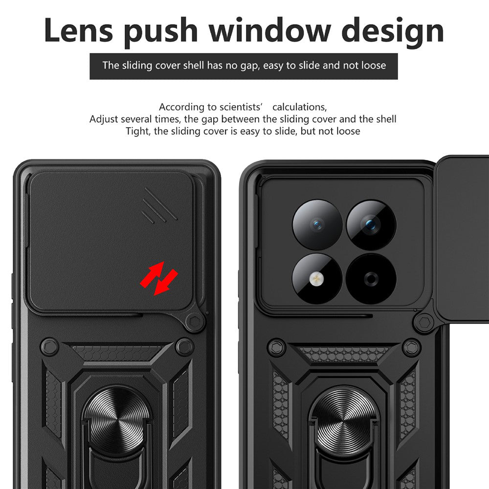 Hoes voor Xiaomi Poco M8 Pro / Redmi Note 15 Pro+ 5G, Techsuit, CamShield, Zwart