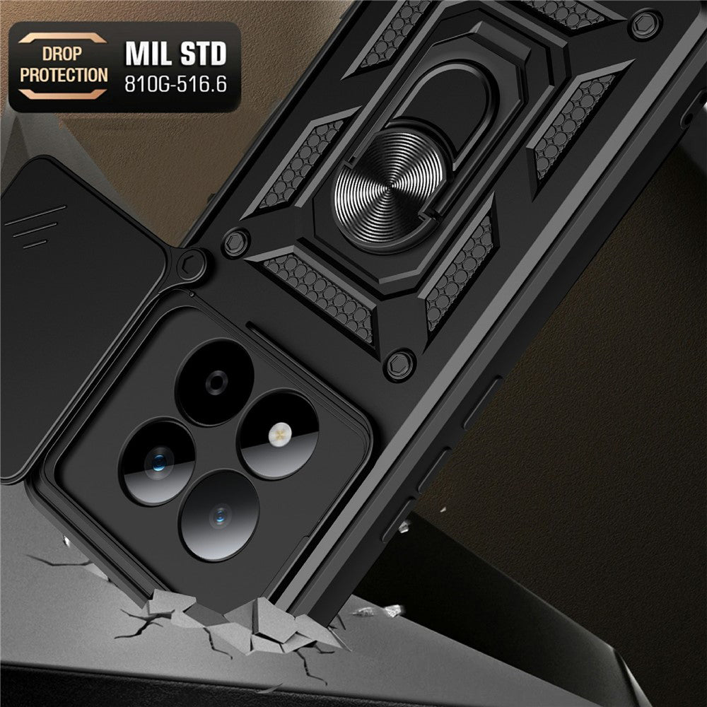 Hoes voor Xiaomi Poco M8 Pro / Redmi Note 15 Pro+ 5G, Techsuit, CamShield, Zwart