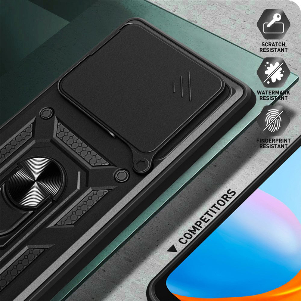 Hoes voor Xiaomi Poco M8 Pro / Redmi Note 15 Pro+ 5G, Techsuit, CamShield, Zwart