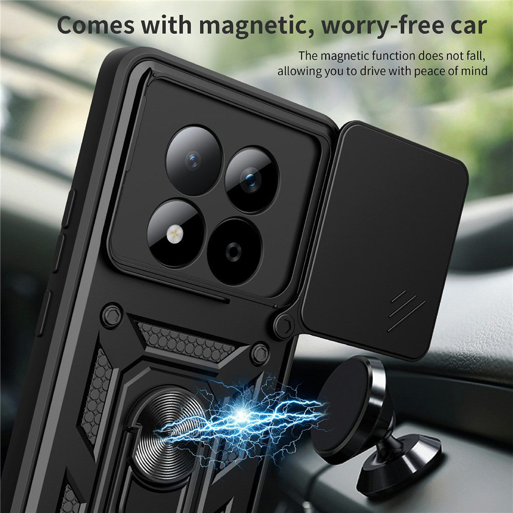 Hoes voor Xiaomi Poco M8 Pro / Redmi Note 15 Pro+ 5G, Techsuit, CamShield, Zwart