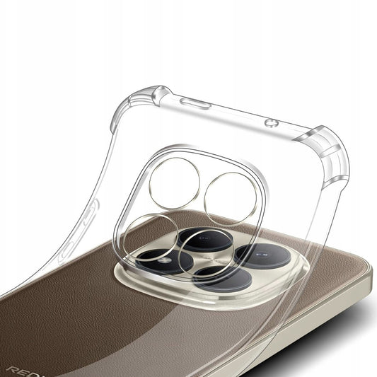 Case for Xiaomi Poco M8 Pro / Redmi Note 15 Pro+ 5G, Techsuit, Shockproof Clear, Transparent