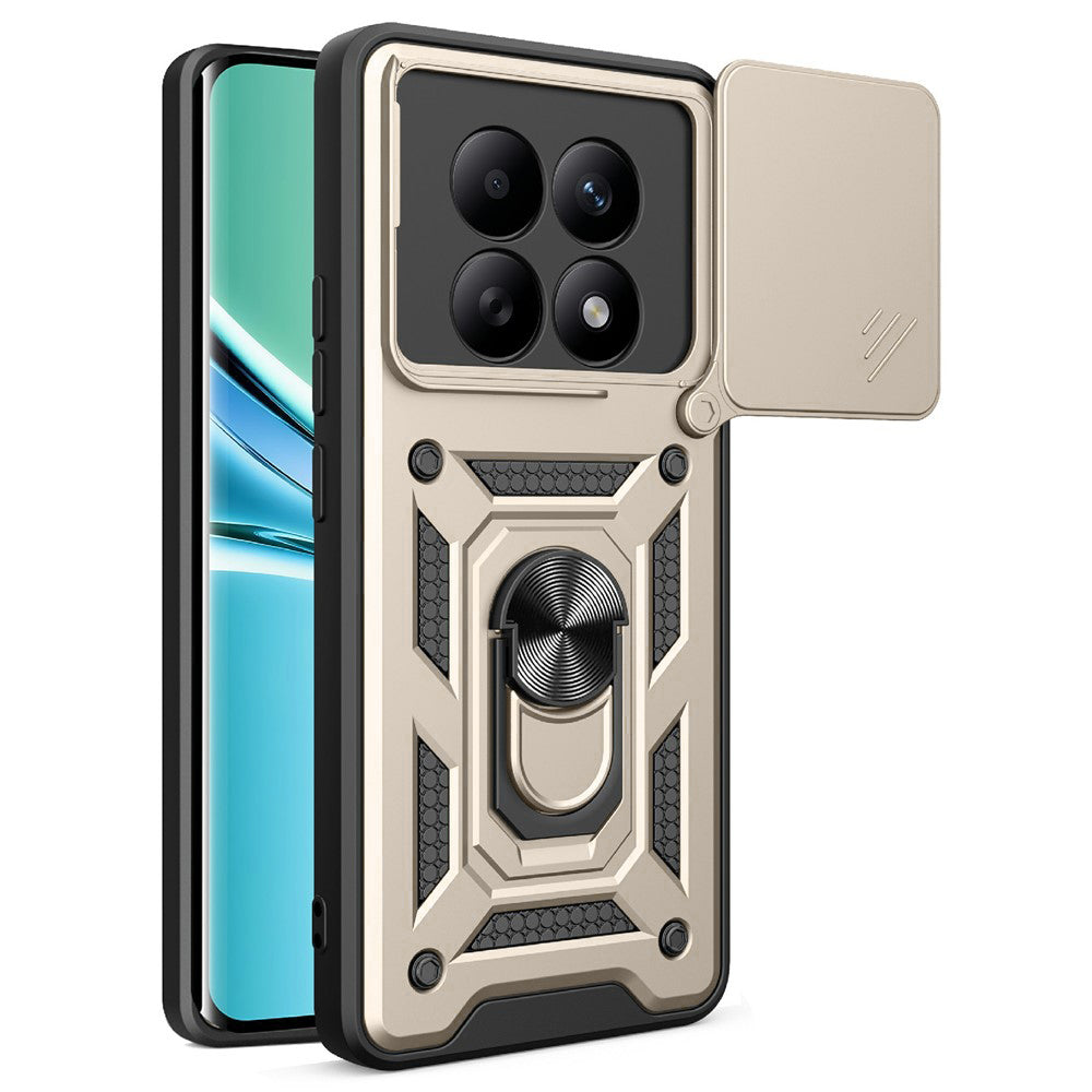 Étui pour Xiaomi Poco M8 / Redmi Note 15 5G / Note 15 4G, Techsuit, CamShield, Doré