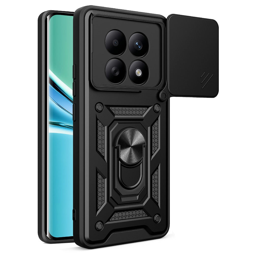 Étui pour Xiaomi Poco M8 / Redmi Note 15 5G / Note 15 4G, Techsuit, CamShield, Noir