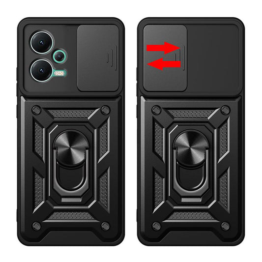 Coque pour Xiaomi Poco X5 / Note 12 5G, Techsuit, CamShield, Noire