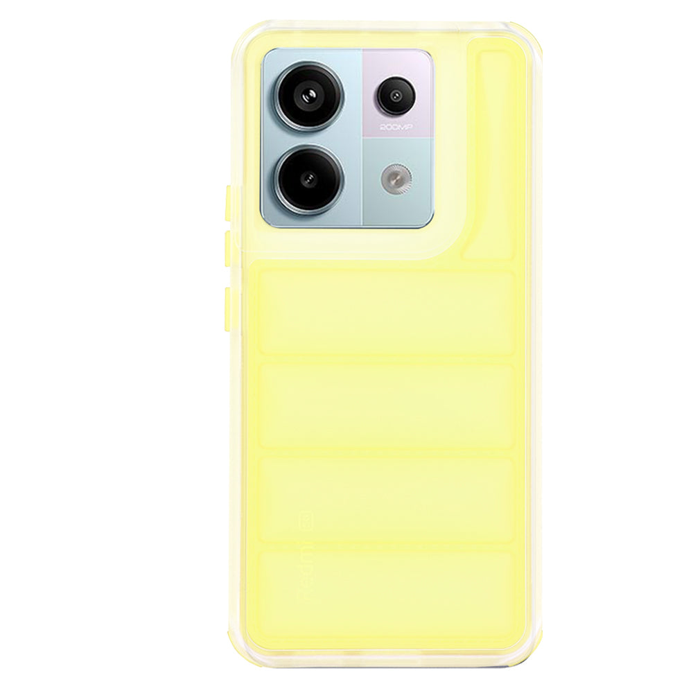 Hülle für Xiaomi Poco X6 / Note 13 Pro 5G, Techsuit, Wave Shield, Gelb