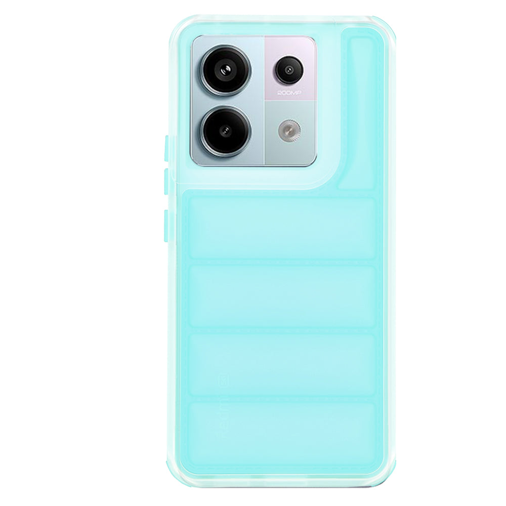 Coque pour Xiaomi Poco X6 / Note 13 Pro 5G, Techsuit, Wave Shield, Turquoise