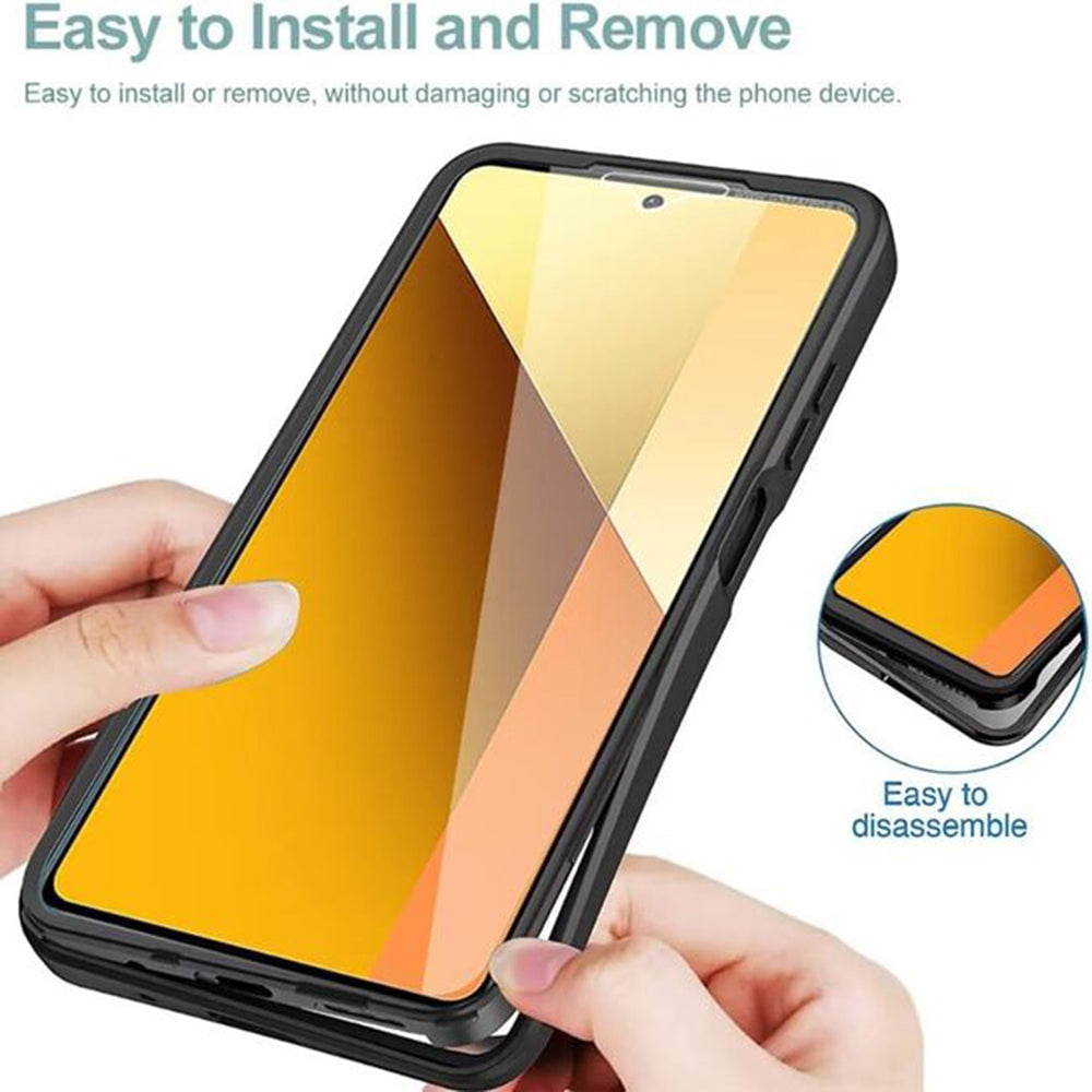 Coque pour Xiaomi Poco X6 Pro, Techsuit, ColorVerse 360, Noire