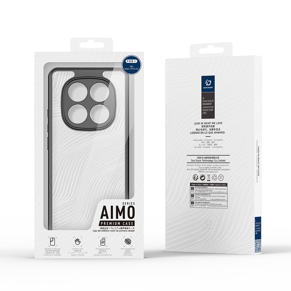 Étui pour Xiaomi Poco X6 / Redmi Note 13 Pro 5G, DUX DUCIS, Aimo, Noir