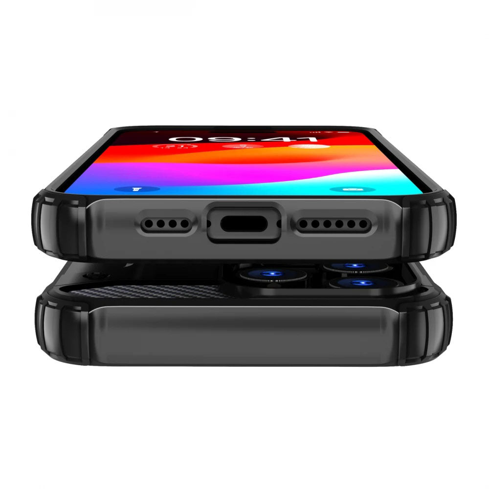 Coque pour Xiaomi Poco X7 / Note 14 Pro 5G, Techsuit, Hybrid Armor, Noire