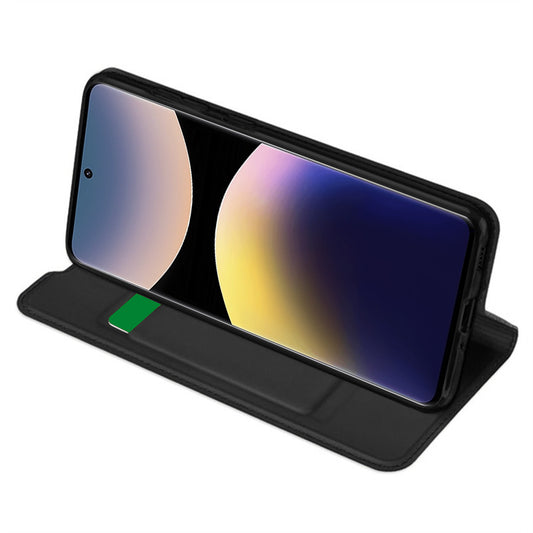 Coque pour Xiaomi Poco X7 / Note 14 Pro 5G, Techsuit, Magskin Book, Noire
