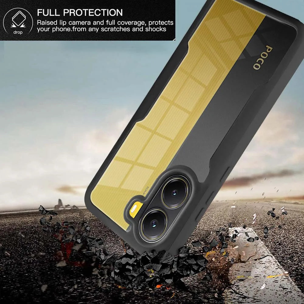 Coque pour Xiaomi Poco X7 Pro, Techsuit, ColorVerse 360, Noire