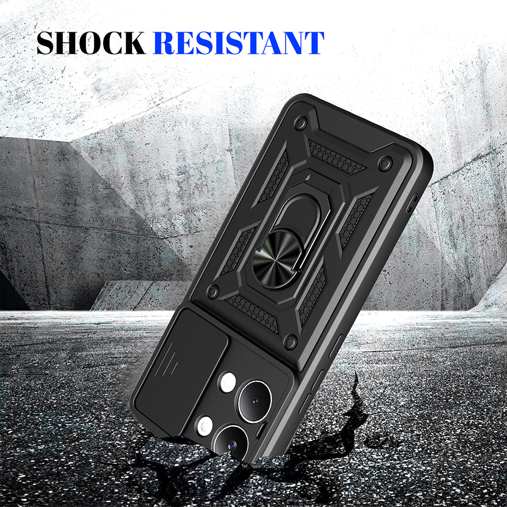 Case for Xiaomi Poco X8 Pro Max, Techsuit, CamShield, Black