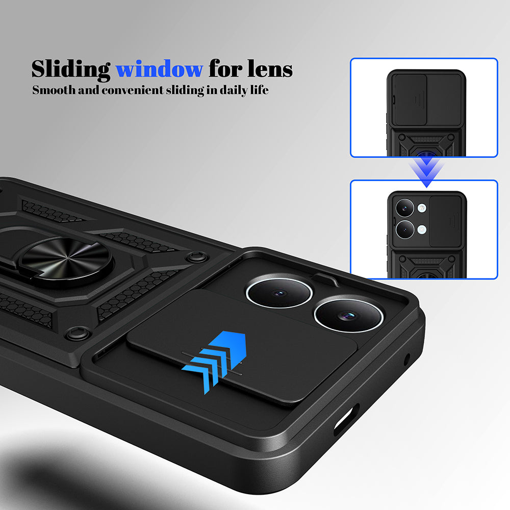 Case for Xiaomi Poco X8 Pro Max, Techsuit, CamShield, Black