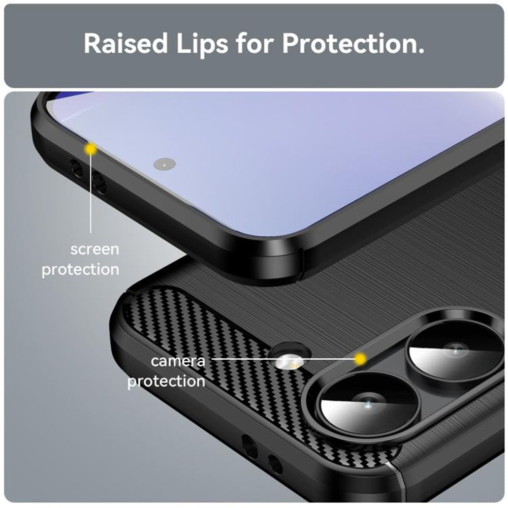 Hoes voor Xiaomi Poco X8 Pro, Techsuit, Carbon, Blauw