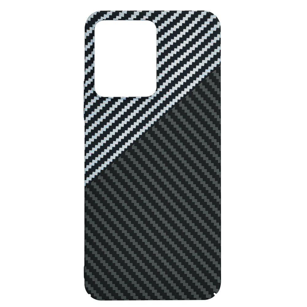 Coque pour Xiaomi Redmi 13C 5G / 13C / Poco C65, Techsuit, Carbonite FiberShell, Noir Gris