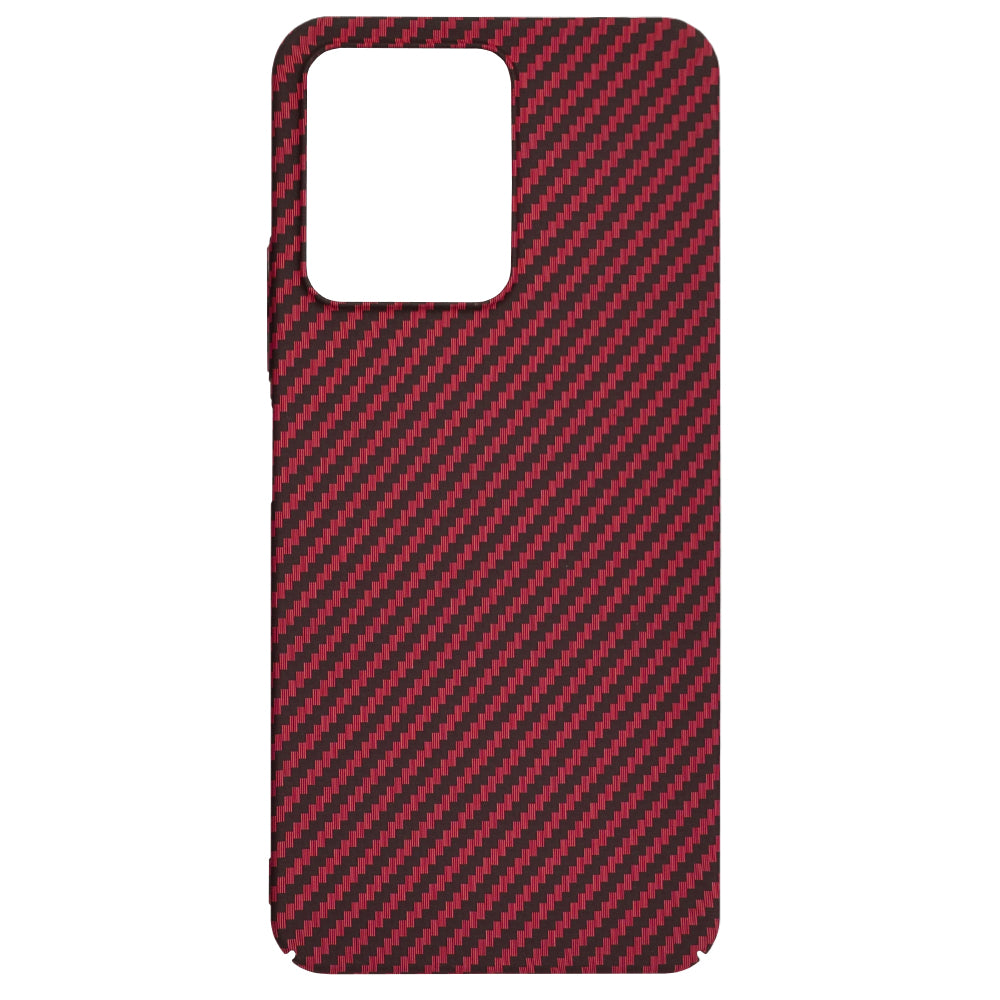Coque pour Xiaomi Redmi 13C 5G / 13C / Poco C65, Techsuit, Carbonite FiberShell, Rouge