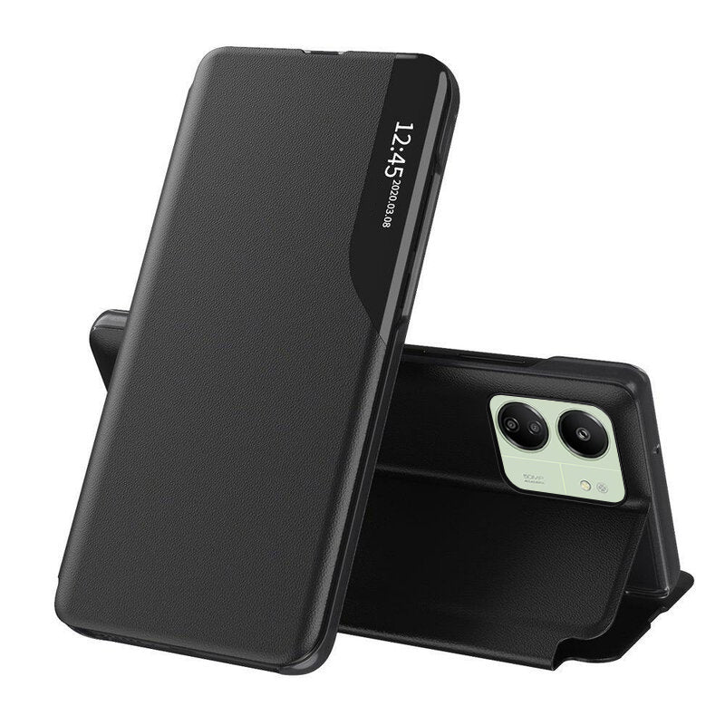 Coque pour Xiaomi Redmi 13C 5G / 13C / Poco C65, Techsuit, eFold, Noire
