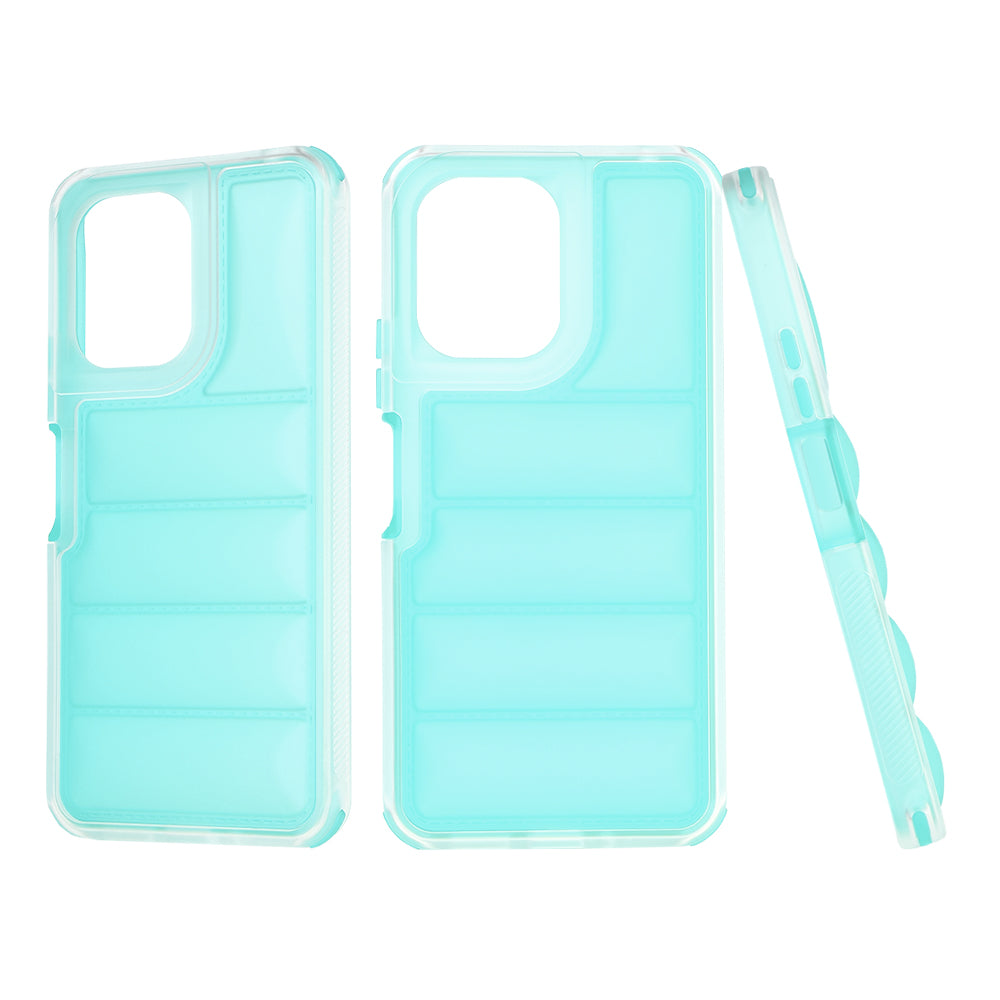 Coque pour Xiaomi Redmi 13C 5G / 13C / Poco C65, Techsuit, Wave Shield, Turquoise