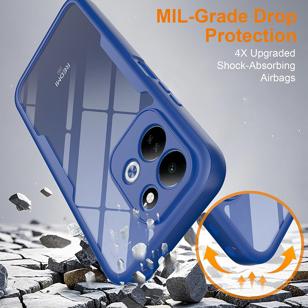 Hoesje voor Xiaomi Redmi 17 5G / 17 4G, Techsuit, ColorVerse 360, Blauw