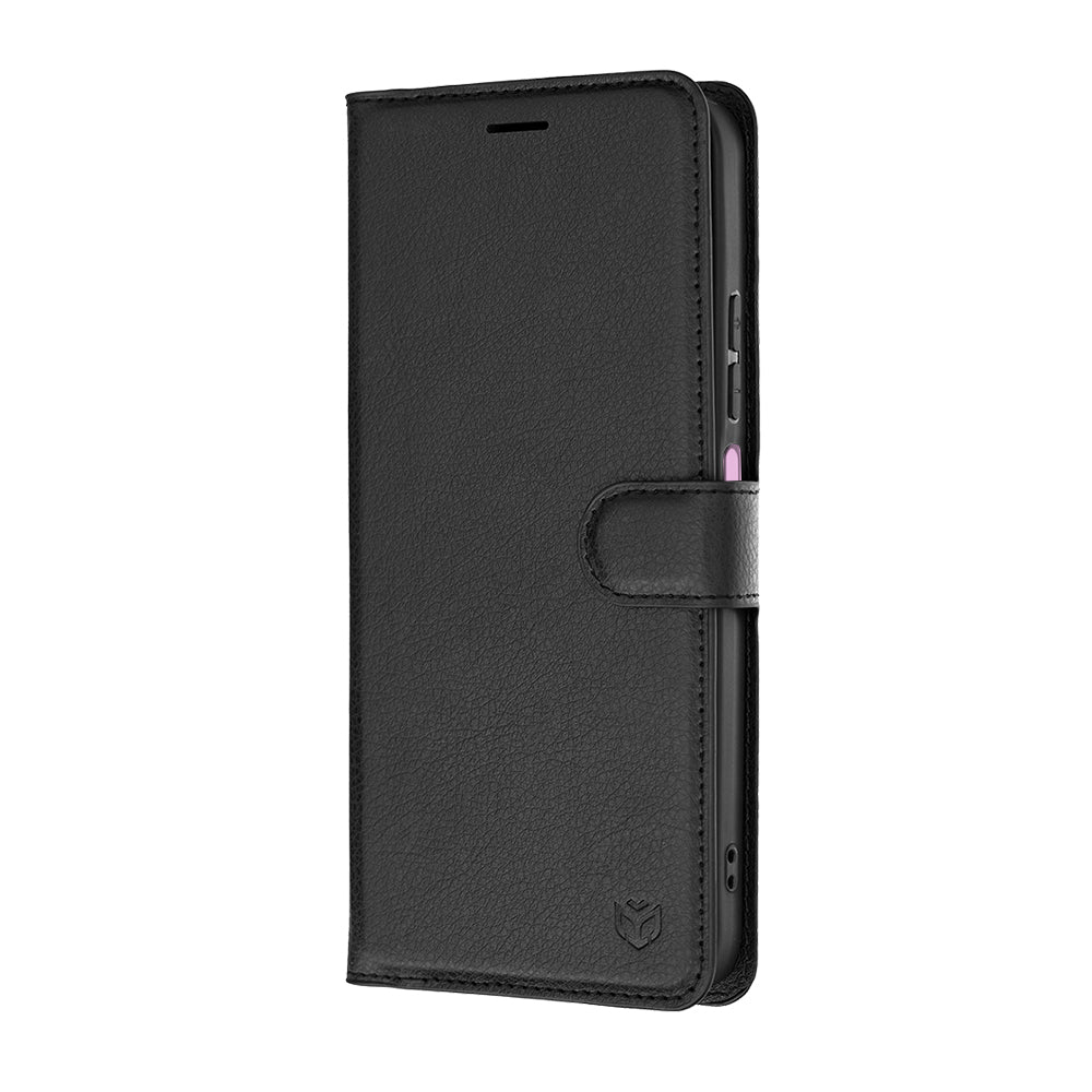Coque pour Xiaomi Redmi 17C 5G, Techsuit, Leather Folio, Noire