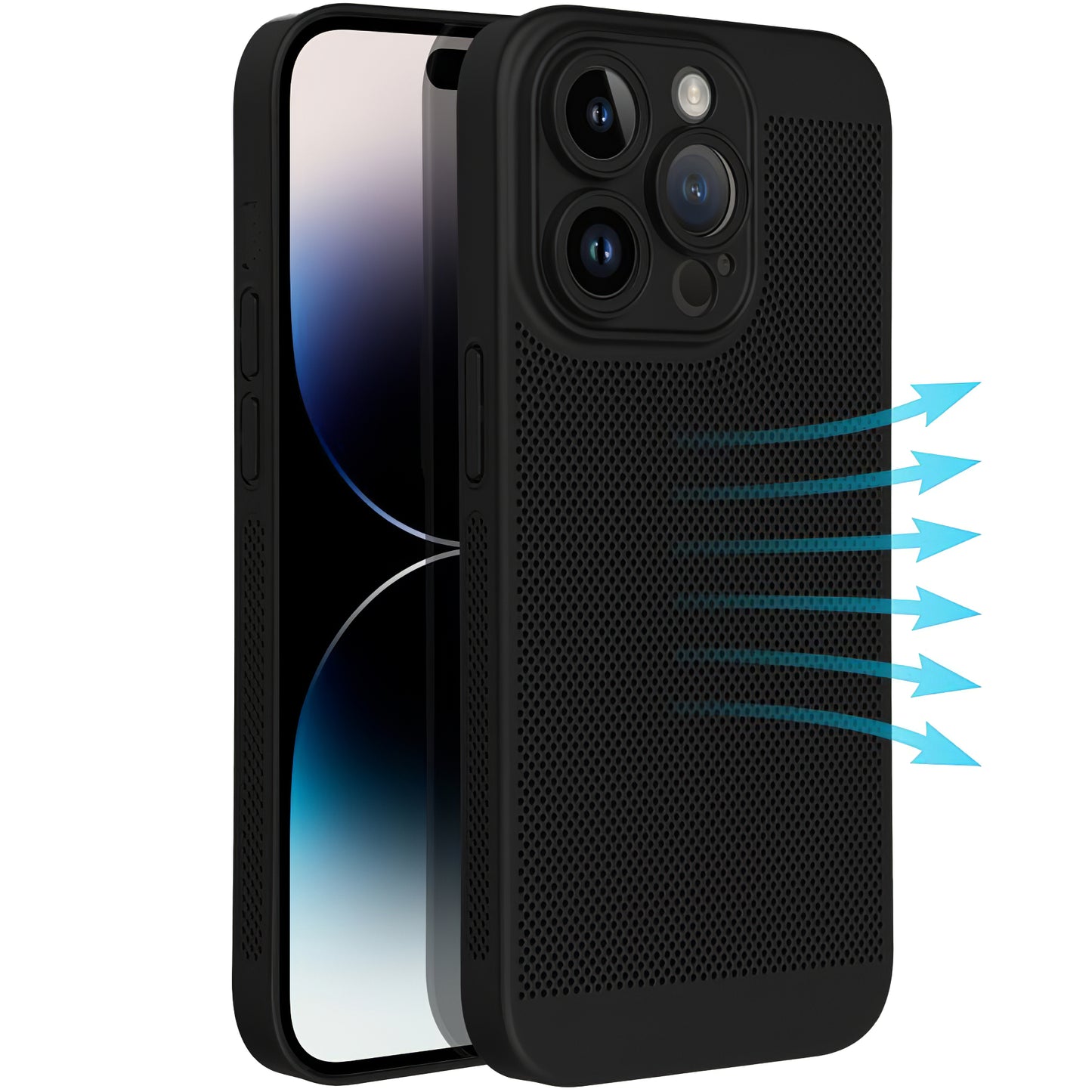 Housse pour Xiaomi Poco C65 / Redmi 13C, OEM, Breezy, Noir