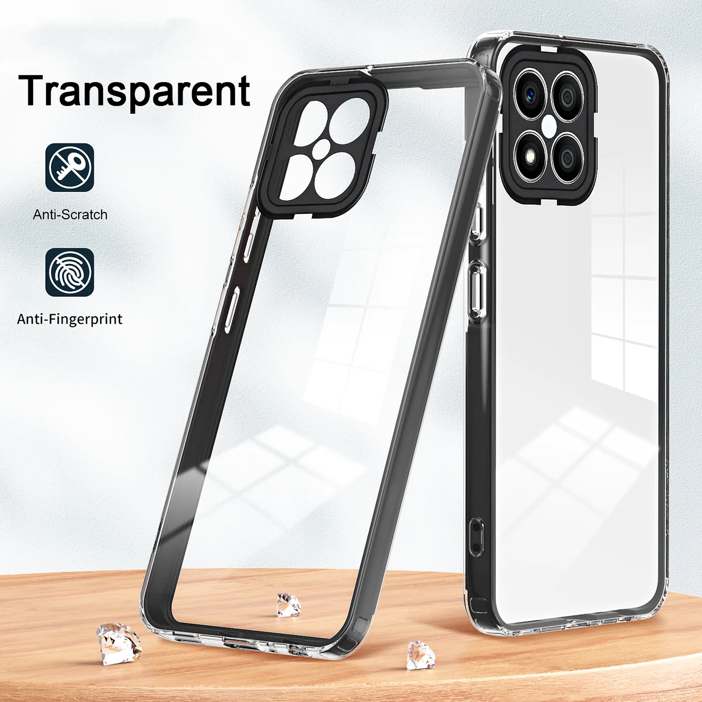 Cover for Xiaomi Poco M6 / Redmi 13C 5G / Poco C65 / Redmi 13C, OEM, Enviro Hybrid, Black