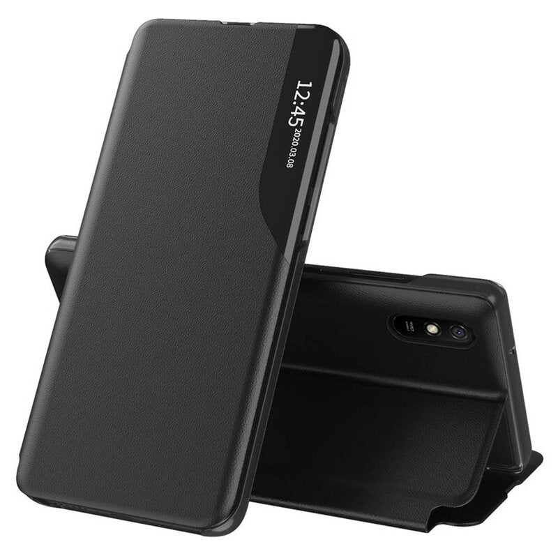 Coque pour Xiaomi Redmi 9AT / 9A, Techsuit, eFold, Noire