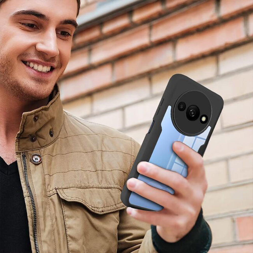 Coque pour Xiaomi Redmi A3x / A3, Techsuit, ColorVerse 360, Noire
