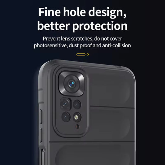Hülle für Xiaomi Redmi Note 11S / Note 11, Techsuit, Magic Shield, Schwarz