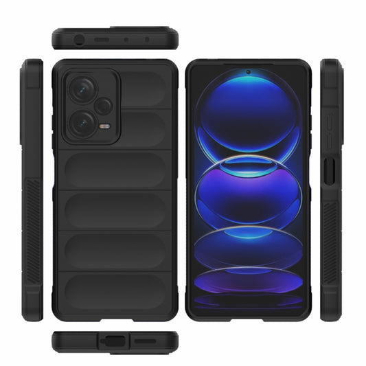 Coque pour Xiaomi Redmi Note 12 Pro 5G, Techsuit, Magic Shield, Noire