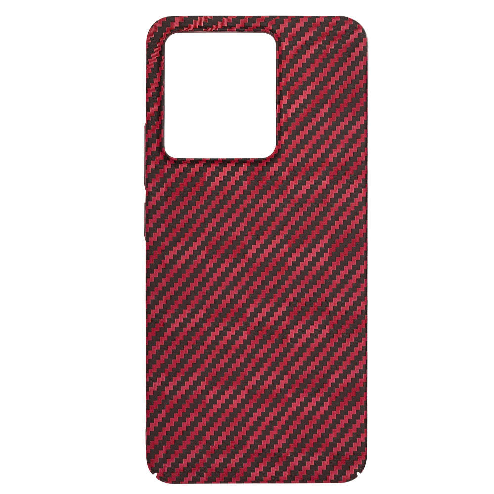 Coque pour Xiaomi Redmi Note 13 4G, Techsuit, Carbonite FiberShell, Rouge
