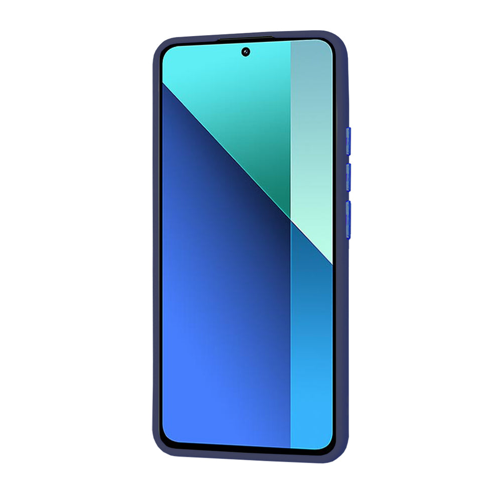 Coque pour Xiaomi Redmi Note 13 4G, Techsuit, HaloFrost, Bleu marine