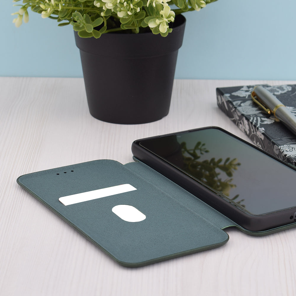 Coque pour Xiaomi Redmi Note 13 5G, Techsuit, Safe Wallet Plus, Vert