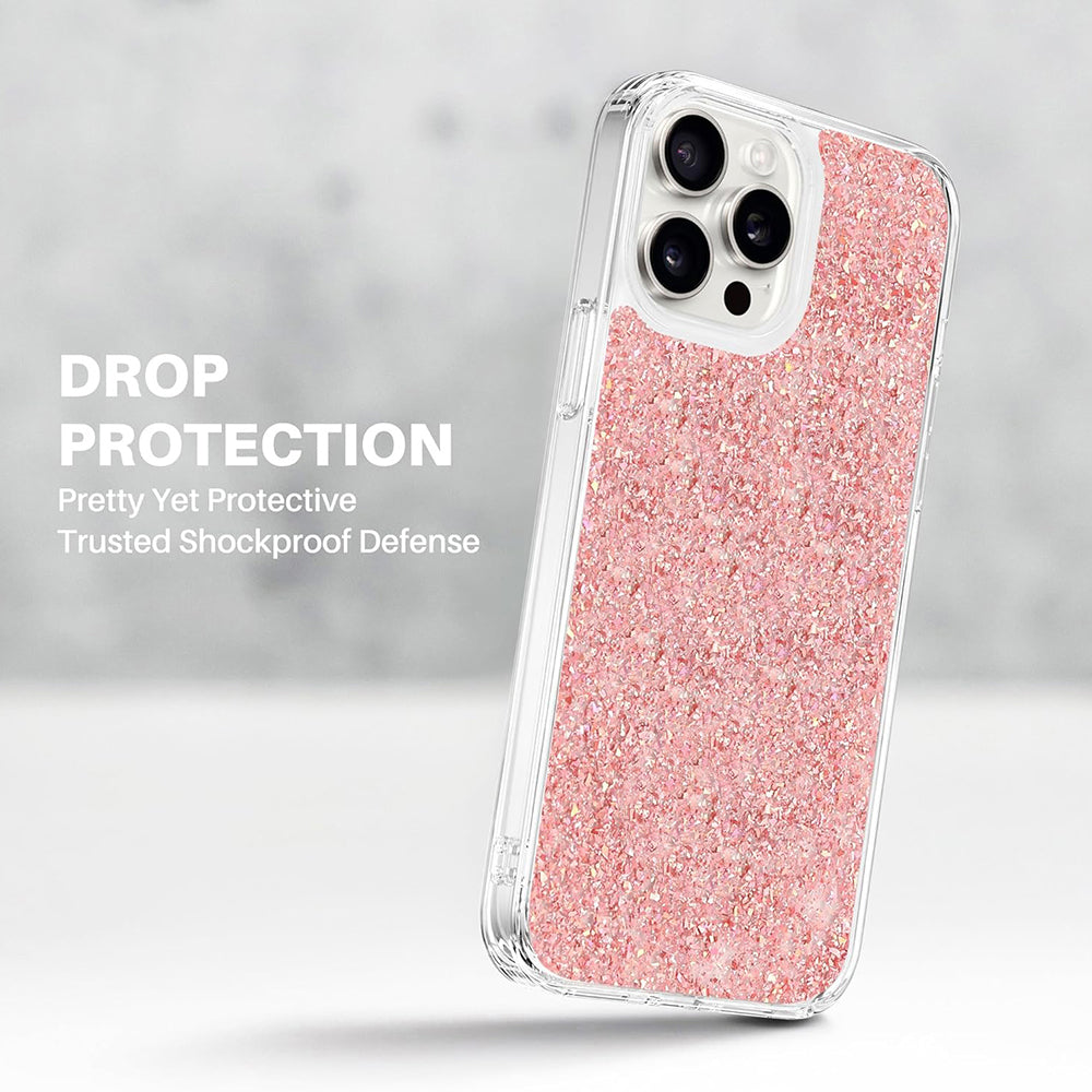 Hoesje voor Xiaomi Redmi Note 13 5G, Techsuit, Sparkly Glitter, Blauw