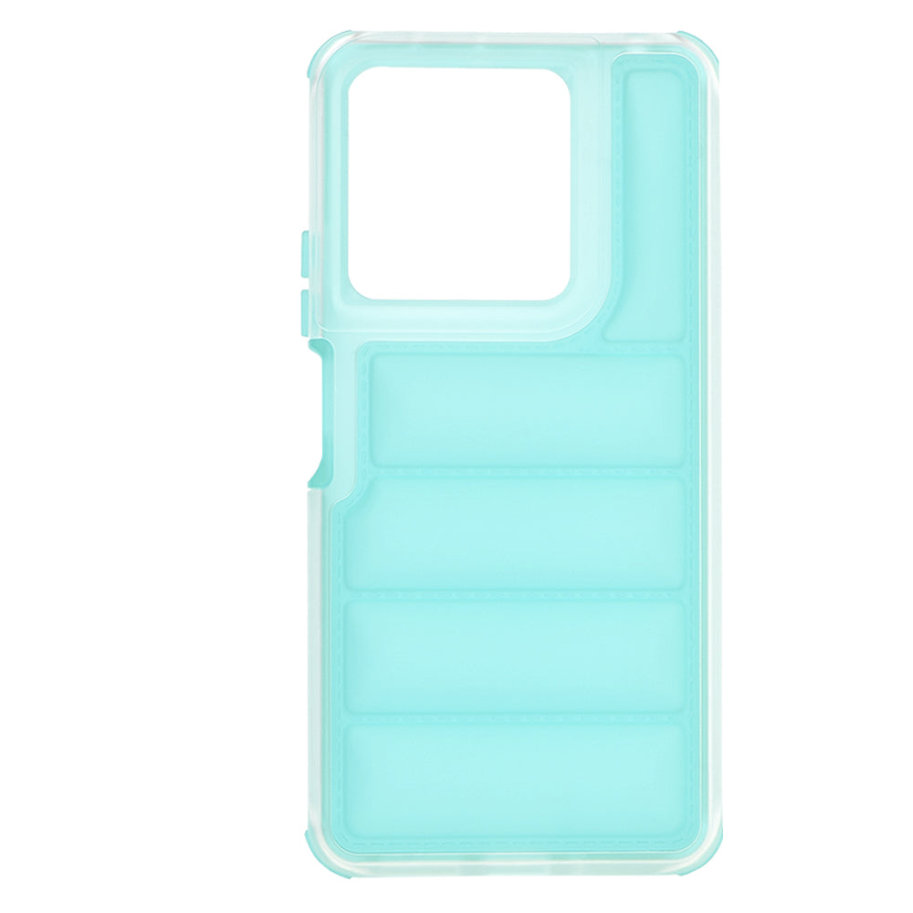 Coque pour Xiaomi Redmi Note 13 5G, Techsuit, Wave Shield, Turquoise