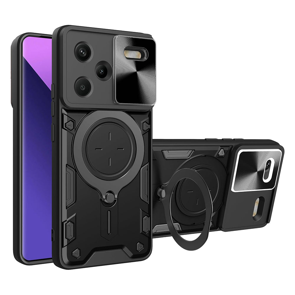 Coque pour Xiaomi Redmi Note 13 Pro+, Techsuit, CamGuard Pro, Noire